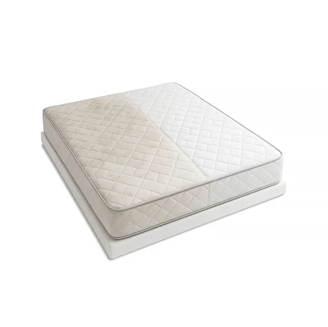 Mattress with one half cleaned