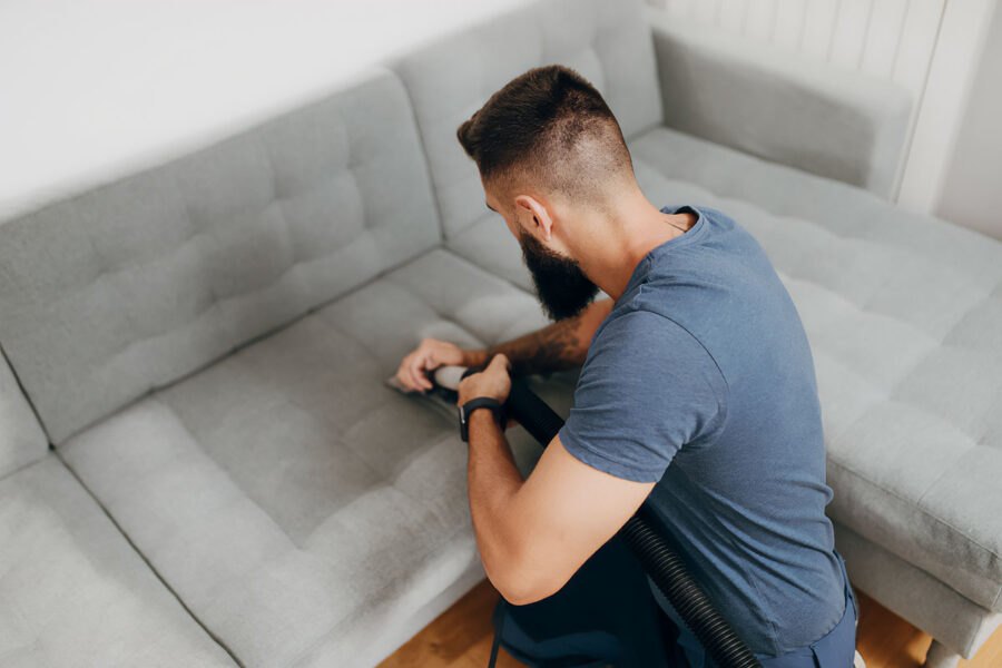 Which types of upholstery fabric require extraction cleaning only? Sevenclean-8-1