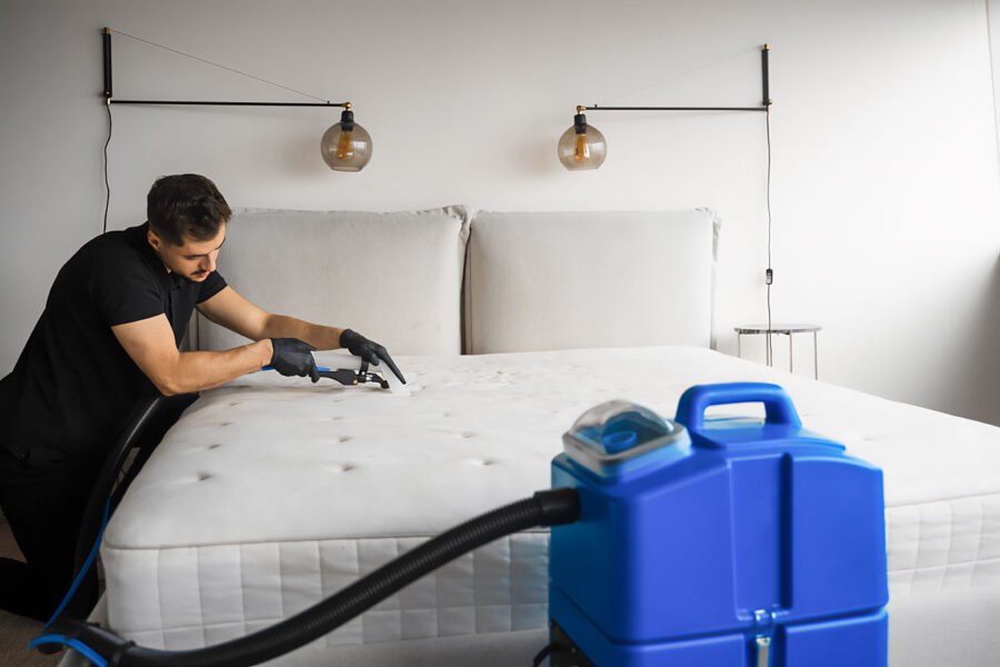 What cleaning methods work best for removing stubborn stains from mattresses? Sevenclean-10-1